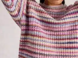 White Stuff Suzanna Spacedye Jumper Pink Multi - La Vie en Rose Damesmode