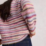 White Stuff Suzanna Spacedye Jumper Pink Multi - La Vie en Rose Damesmode