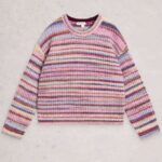 White Stuff Suzanna Spacedye Jumper Pink Multi - La Vie en Rose Damesmode