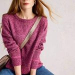 White Stuff Talia Nep Jumper Dark Plum - La Vie en Rose Damesmode