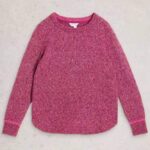 White Stuff Talia Nep Jumper Dark Plum - La Vie en Rose Damesmode