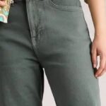 White Stuff Tilly Tapered Jeans Mid Green - La Vie en Rose Damesmode