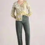 White Stuff Tilly Tapered Jeans Mid Green - La Vie en Rose Damesmode