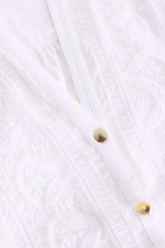 White Stuff Tulip Jersey Sleeveless Shirt Brilliant White - La Vie en Rose Damesmode