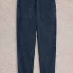 White Stuff Twister Chino Trouser Dark Navy - La Vie en Rose Damesmode