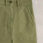 White Stuff Twister Chino Trouser Khaki Green - La Vie en Rose Damesmode