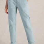 White Stuff Twister Chino Trouser Light Blue - La Vie en Rose Damesmode
