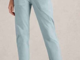 White Stuff Twister Chino Trouser Light Blue - La Vie en Rose Damesmode