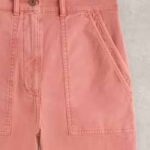 White Stuff Twister Chino Trouser Mid Red - La Vie en Rose Damesmode