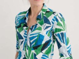 Seasalt Cornwall Larissa Shirt Spinnaker Sail Hedgerow