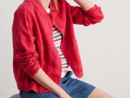 Seasalt Cornwall Arame Jacket Raspberry