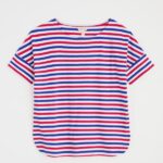 Seasalt Cornwall Bryher View T-Shirt Duet Mini Cornish Scarlet - La Vie en Rose Damesmode (1)