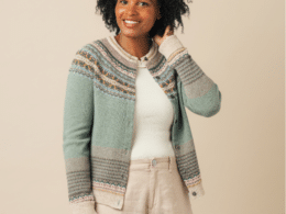 Eribé Alpine Cardigan Sage