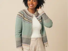 Eribé Alpine Cardigan Sage