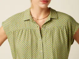 King Louie Amy Blouse Dover Spring Yellow