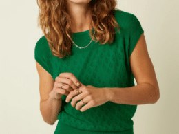 King Louie Lina Top Mateo Knit Very Green