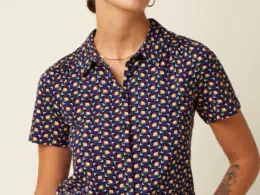 King Louie Maisie Blouse Fifi Mazarine