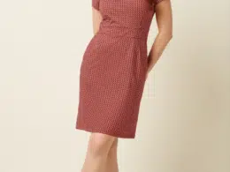 King Louie Mona Dress Bora Bora Chili Red