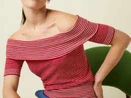 King Louie Nives Top D'Oleron Chili Red