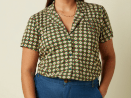 King Louie Tex Blouse Jade