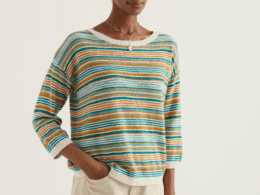 Seasalt Cornwall Knavock Jumper Dittany Amber Multi