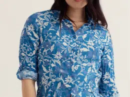Seasalt Cornwall Larissa Shirt Winding Meadow Sailboats