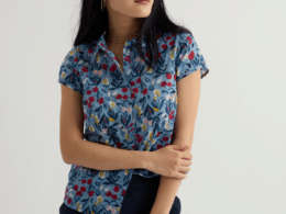 Seasalt Cornwall Rushmaker Shirt Spring Stems Seascape Mix