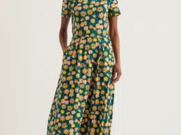 Seasalt Cornwall Veronica Dress Marigold Meadow Inkwell