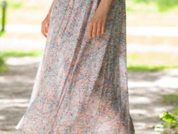 Very Cherry Long Skirt Printemps
