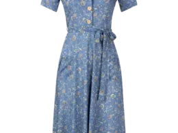 Very Cherry Revers Dress Midi Antibes