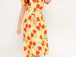 About Betty Dress Oranges ABZD0019