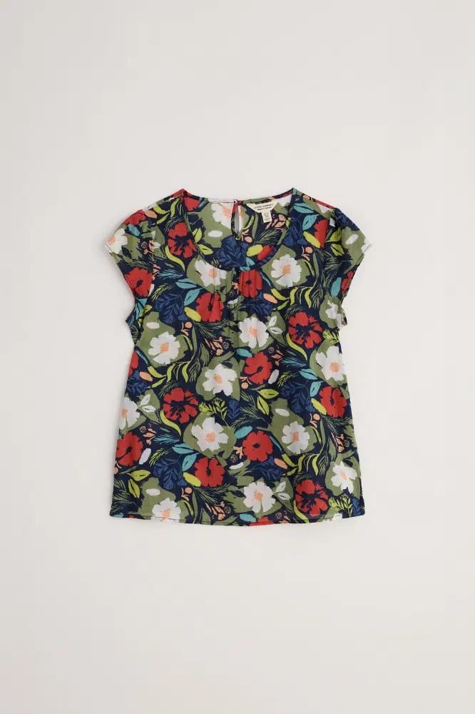 Seasalt Cornwall Garden Gate Top II Summer Shadows Mix - La Vie en Rose Damesmode (1)