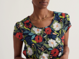 Seasalt Cornwall Garden Gate Top II Summer Shadows Mix - La Vie en Rose Damesmode (1)