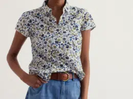 Seasalt Cornwall Rushmaker Shirt Beach Blooms Chalk - La Vie en Rose Damesmode