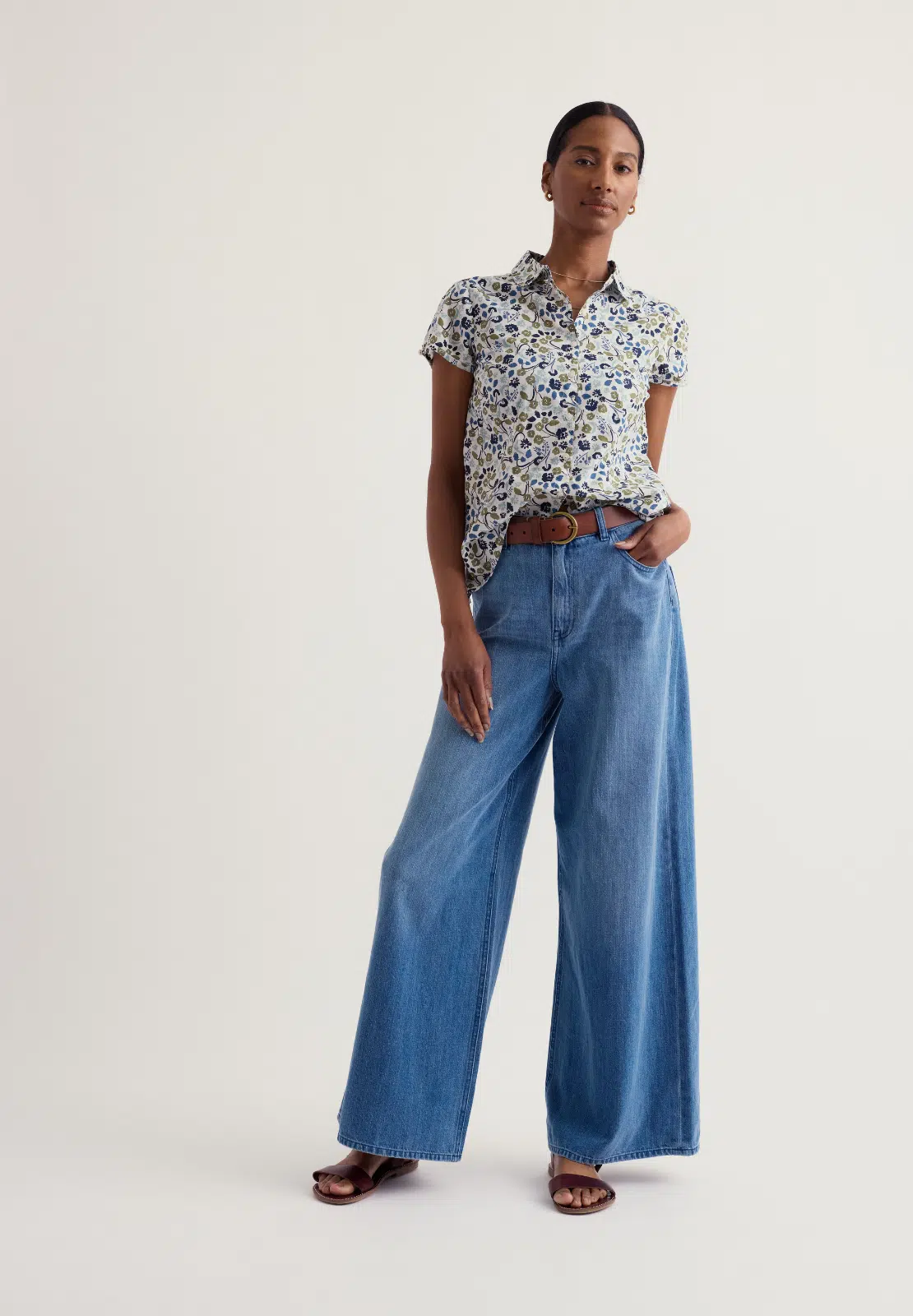 Seasalt Cornwall Rushmaker Shirt Beach Blooms Chalk - La Vie en Rose Damesmode