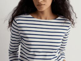 Seasalt Cornwall Sailor Top Breton Dark Voyage - La Vie en Rose Damesmode