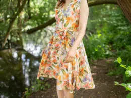 Very Cherry Nova Dress Aquarel Flowers