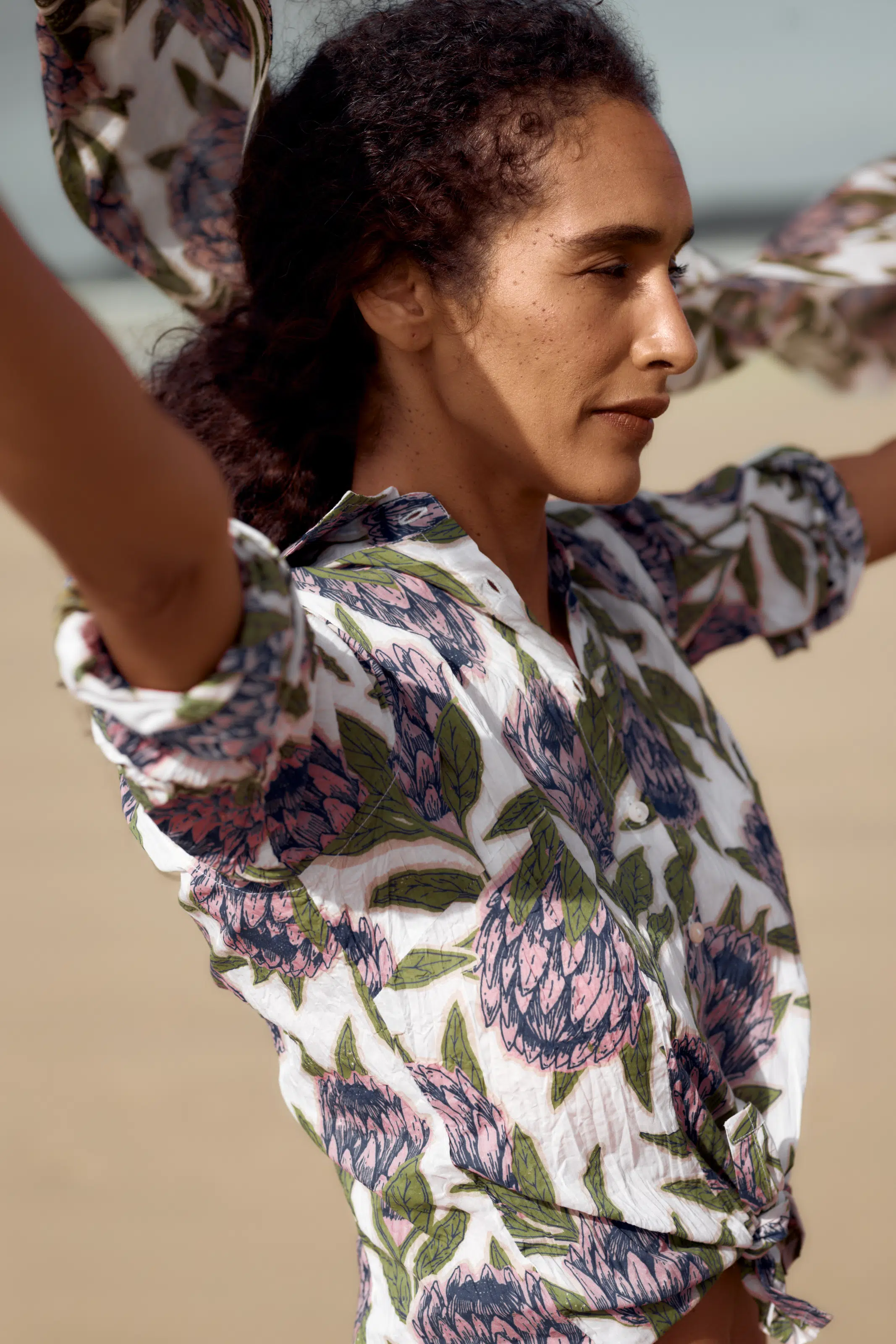 SSeasalt Cornwall Larissa Shirt Proteas Chalk - La Vie en Rose Damesmode
