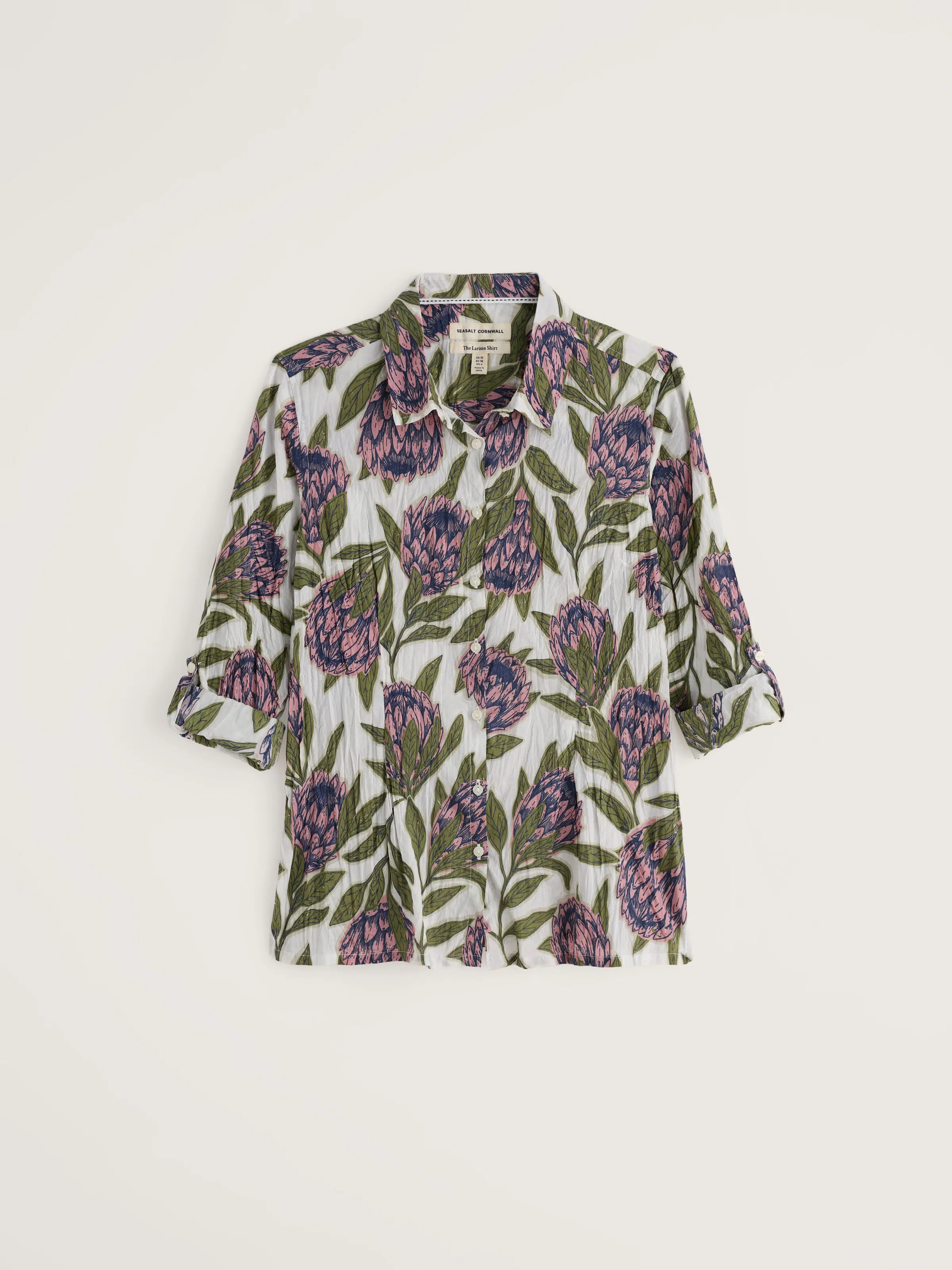 Seasalt Cornwall Larissa Shirt Proteas Chalk - La Vie en Rose Damesmode