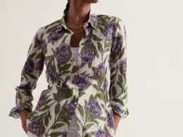 Seasalt Cornwall Larissa Shirt Proteas Chalk - La Vie en Rose Damesmode
