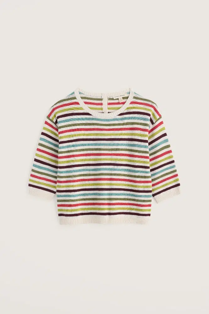 Seasalt Cornwall Knavock Jumper Mini Cornish Carnelian Multi- La Vie en Rose Damesmode