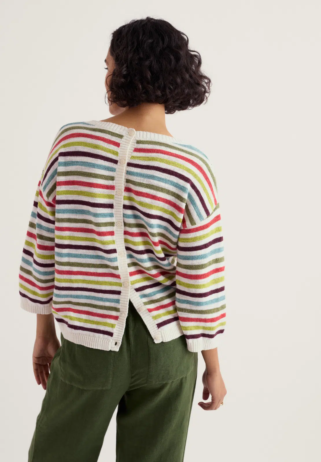 Seasalt Cornwall Knavock Jumper Mini Cornish Carnelian Multi- La Vie en Rose Damesmode