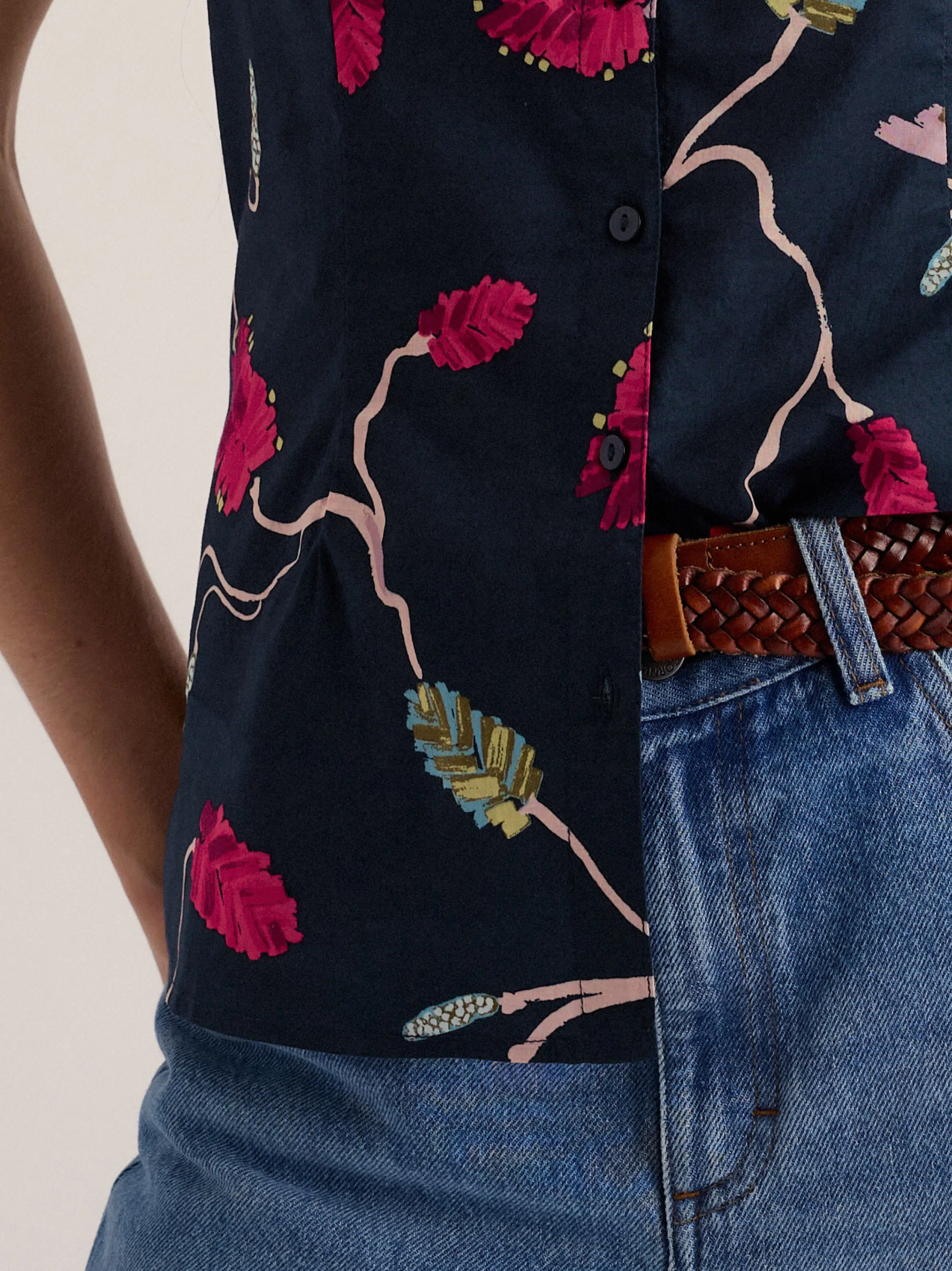 Seasalt Cornwall Rushmaker Shirt Bottlebrush Maritime