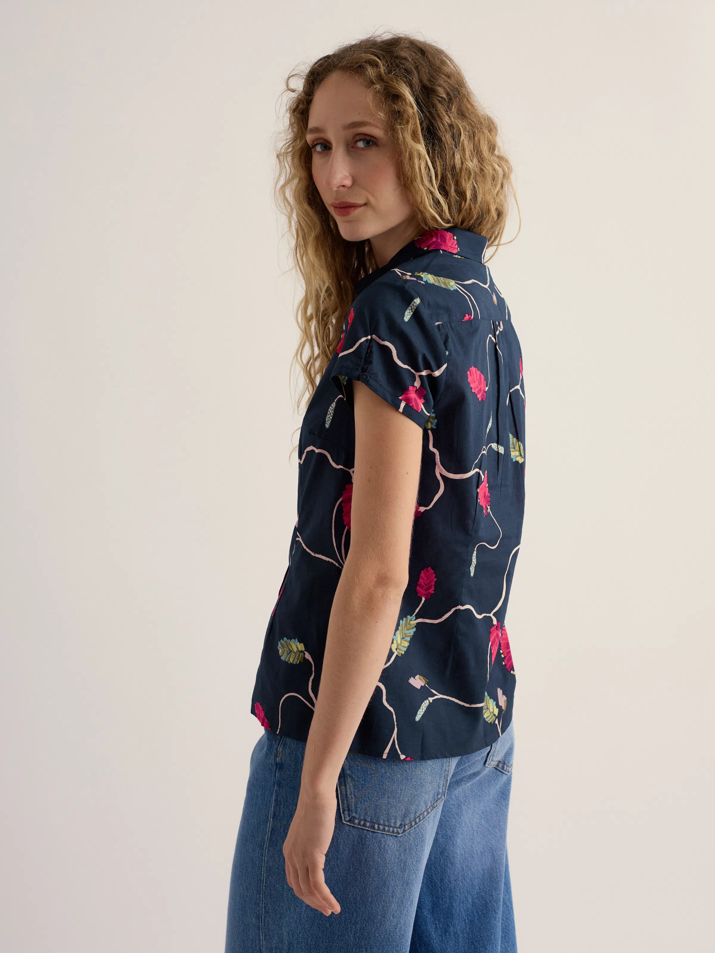 Seasalt Cornwall Rushmaker Shirt Bottlebrush Maritime