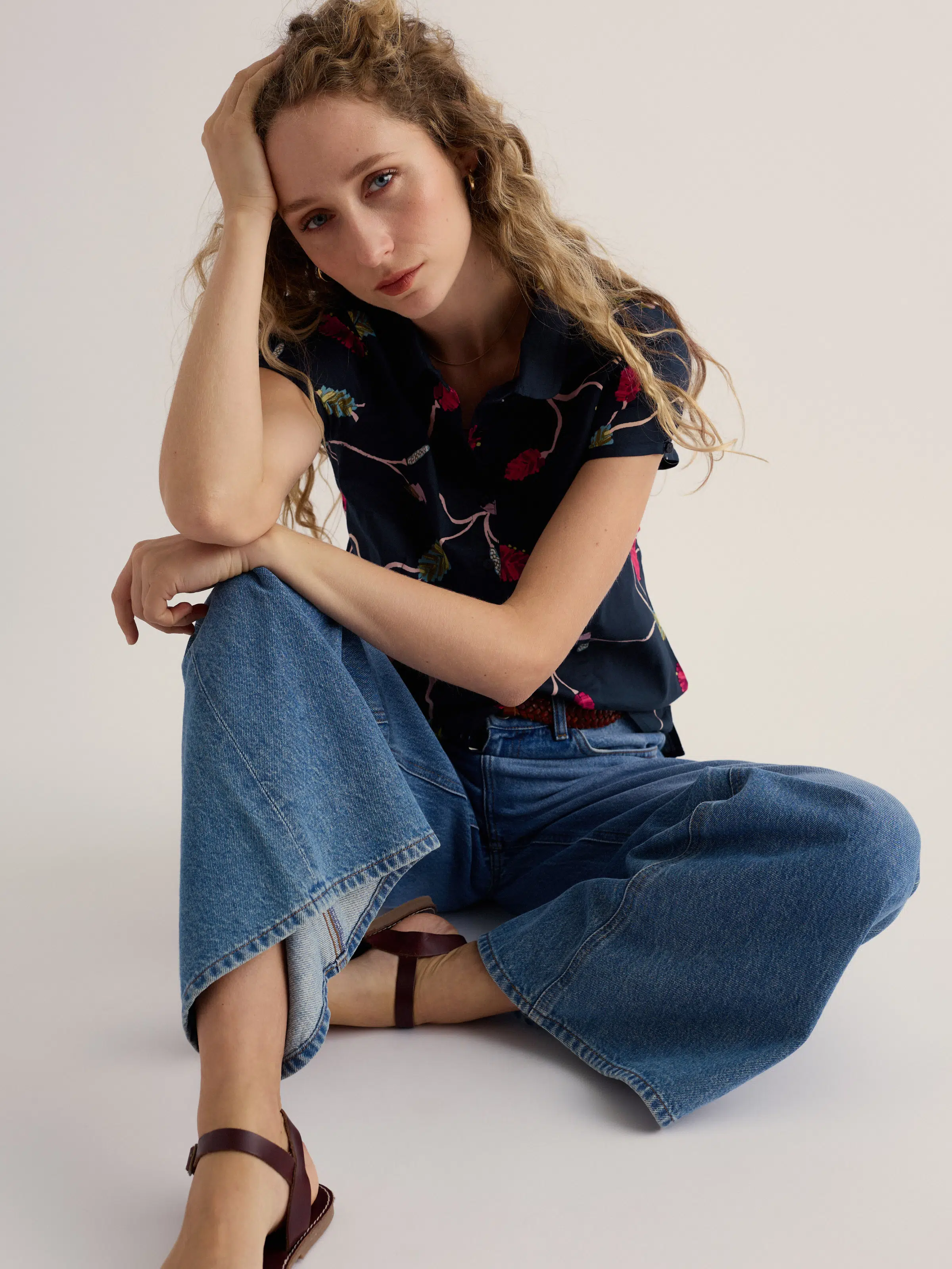Seasalt Cornwall Rushmaker Shirt Bottlebrush Maritime