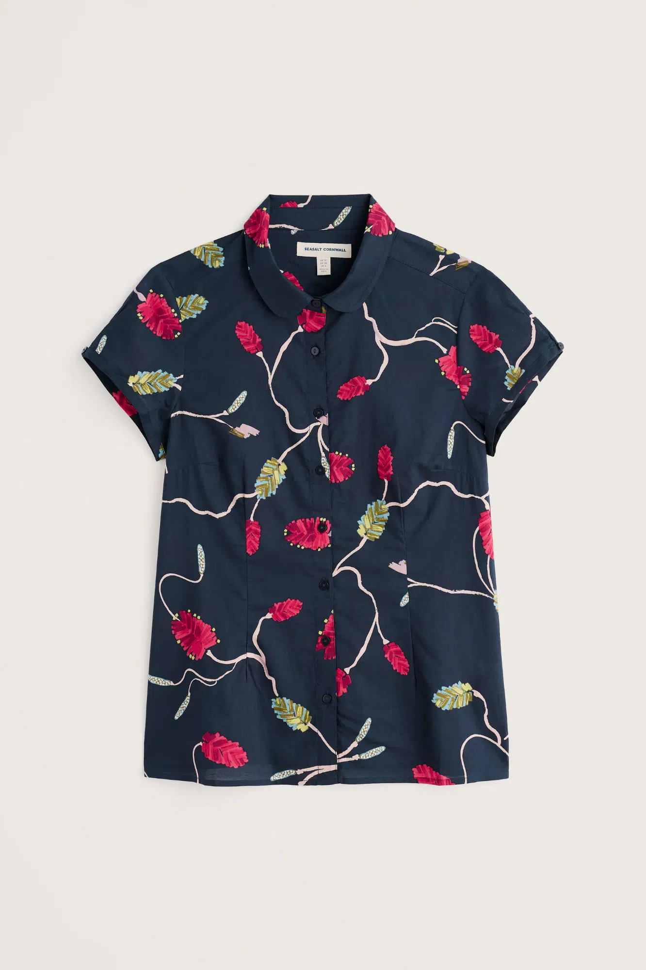 Seasalt Cornwall Rushmaker Shirt Bottlebrush Maritime