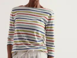 Seasalt Cornwall Sailor Top Quad Breton Avocado - La Vie en Rose Damesmode
