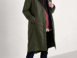 Seasalt Cornwall Janelle Waterproof Coat Woodland