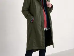 Seasalt Cornwall Janelle Waterproof Coat Woodland