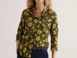 Seasalt Cornwall Larissa Shirt Dried Proteas Nori